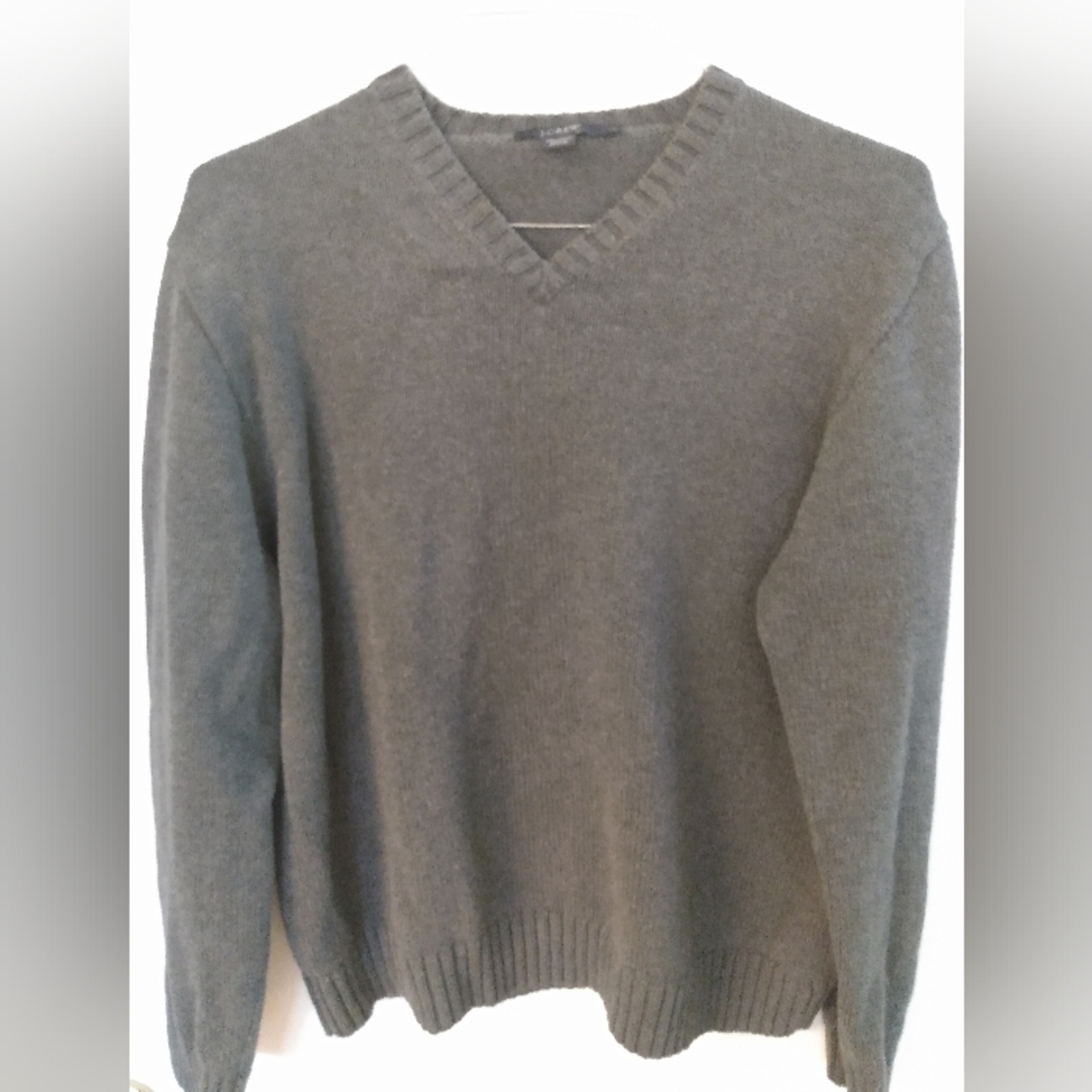 J Crew mens gray winter sweater size large
